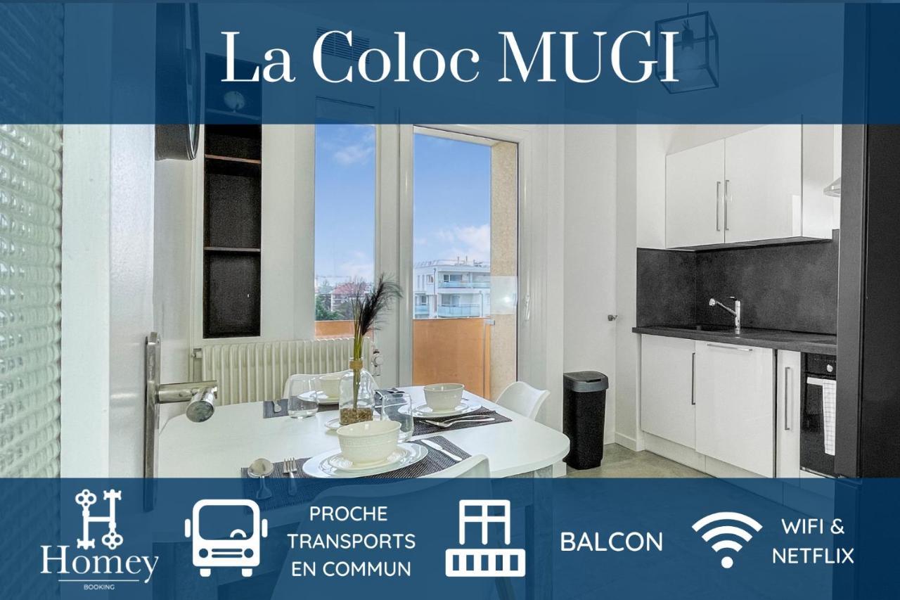 Homey La Coloc Mugi - Colocation Haut De Gamme - Chambres Privees - Balcon - Wifi Et Netflix - Proche Transports Commun Annemasse Luaran gambar