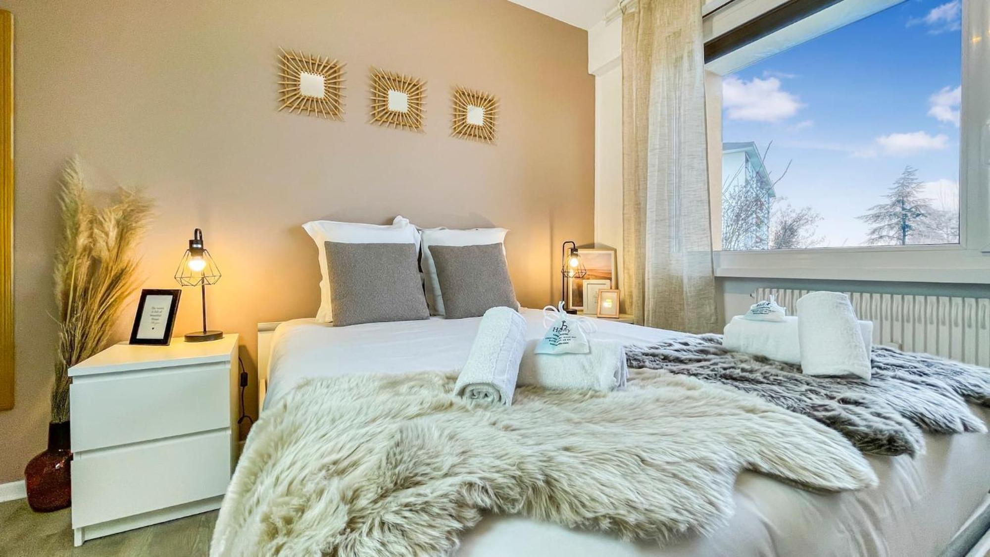 Homey La Coloc Mugi - Colocation Haut De Gamme - Chambres Privees - Balcon - Wifi Et Netflix - Proche Transports Commun Annemasse Luaran gambar