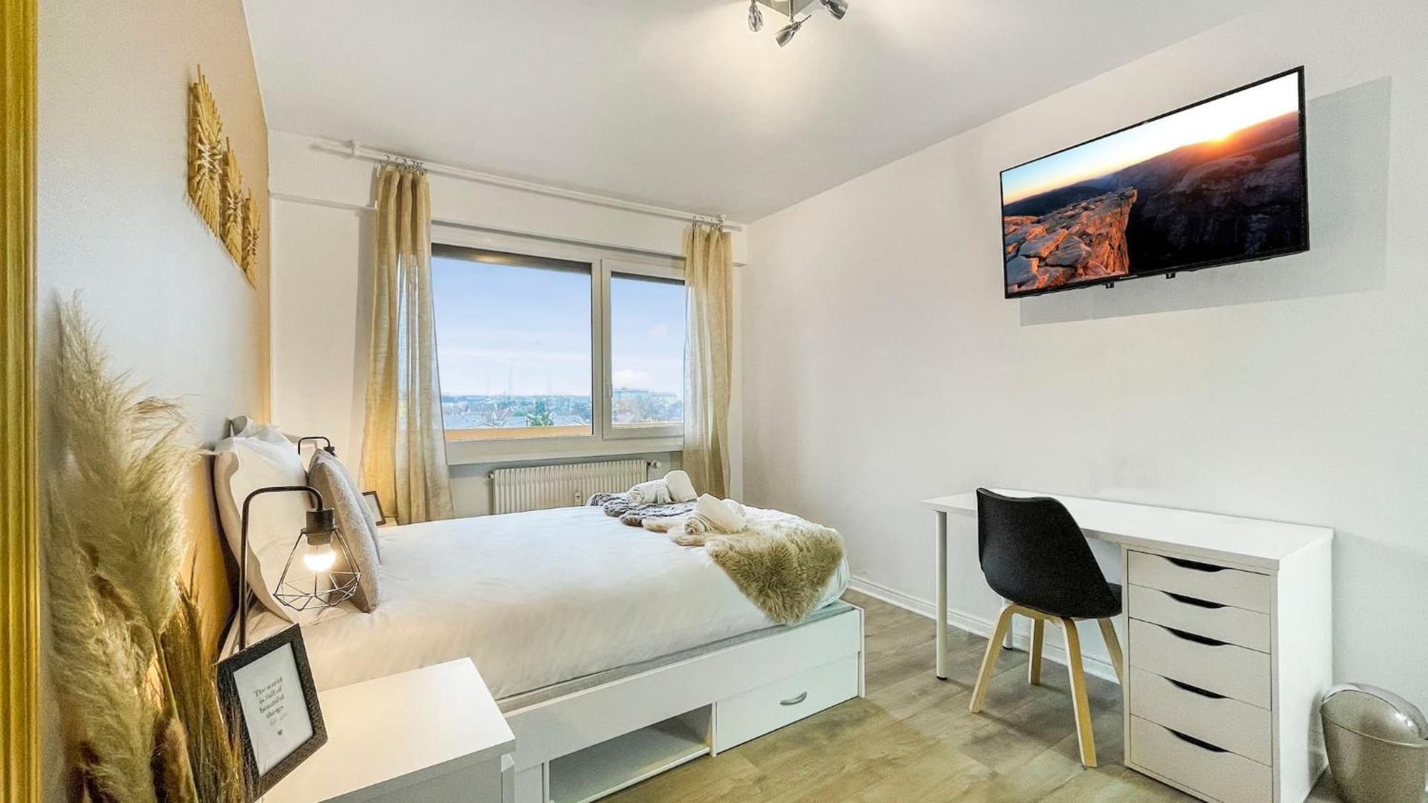 Homey La Coloc Mugi - Colocation Haut De Gamme - Chambres Privees - Balcon - Wifi Et Netflix - Proche Transports Commun Annemasse Luaran gambar