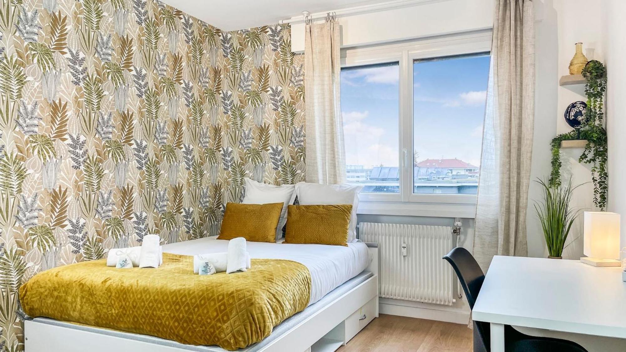 Homey La Coloc Mugi - Colocation Haut De Gamme - Chambres Privees - Balcon - Wifi Et Netflix - Proche Transports Commun Annemasse Luaran gambar