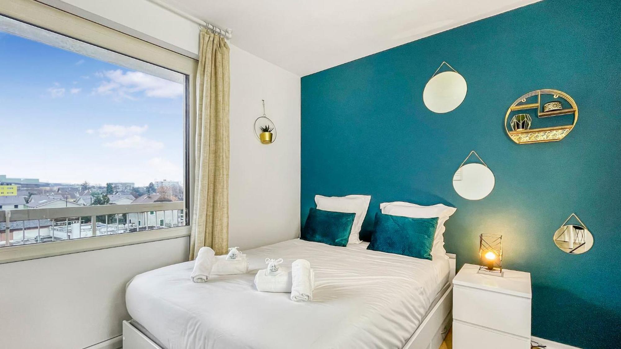 Homey La Coloc Mugi - Colocation Haut De Gamme - Chambres Privees - Balcon - Wifi Et Netflix - Proche Transports Commun Annemasse Luaran gambar